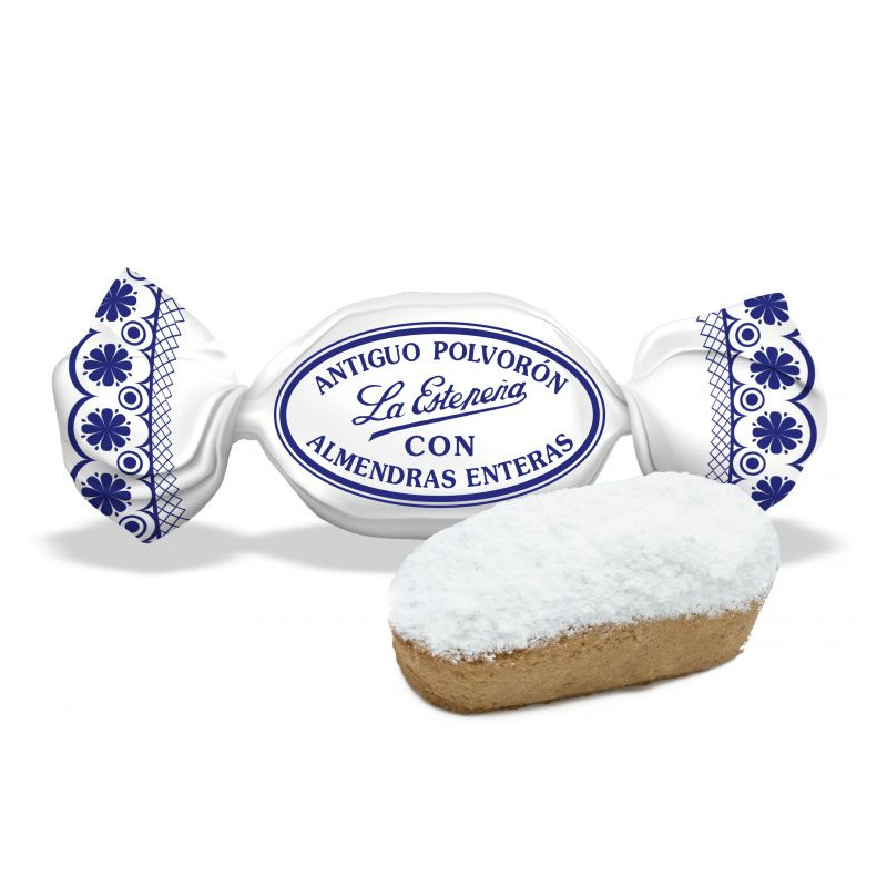 Antiguo Polvoron con Almendras Enteras