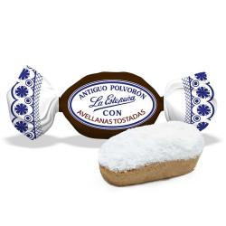 Antiguo Polvoron con Avellanas Tostadas