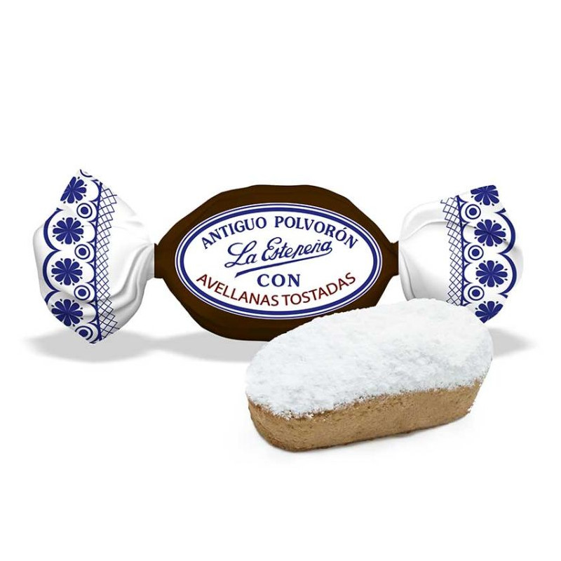 Antiguo Polvoron con Avellanas Tostadas