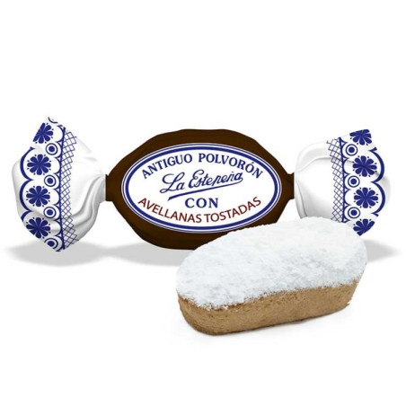 Antiguo Polvoron con Avellanas Tostadas