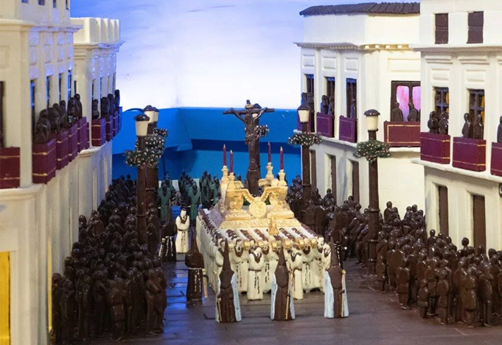 Procesi&oacute;n de Semana Santa en chocolate